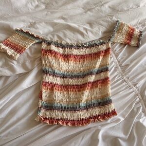 Liberty Multicolor Ruffled Top